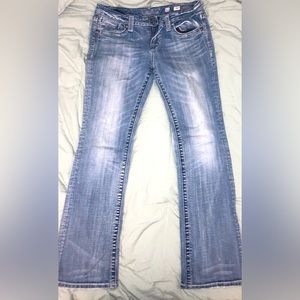 Miss Me blue jeans size 31 in GUC! Normal wear and tear. See pictures.